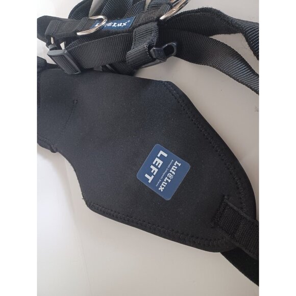 LufeLux Dog Knee Brace with Harness and Connection Belt Large Black -Left Leg - Picture 6 of 13